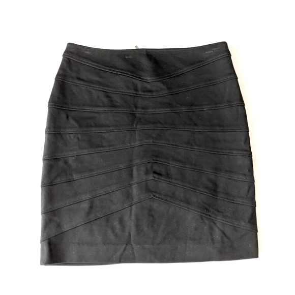 Cache Black Pencil Skirt Size 4 - Picture 1 of 3